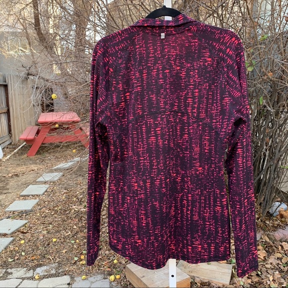 Champion Pink & Black Athletic Quarter Zip Top | M - Picture 3 of 8